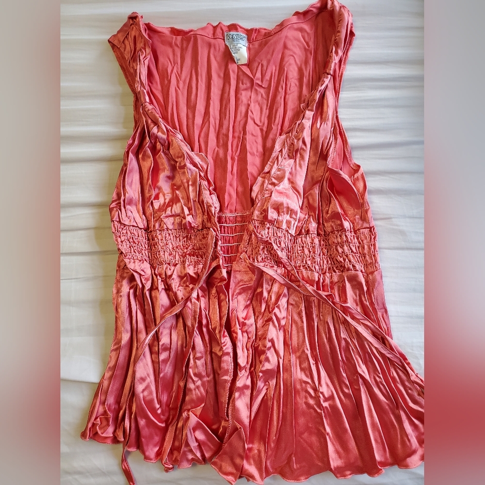 Pink Sexy Satin Top